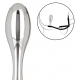 Ballstretcher en Jewel Metalen Plug Teardrop 8 x 2.9cm