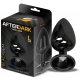 AfterDark Jewel Plug L 8 x 4cm Negro