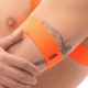Leonsh Orange Neon Armbands