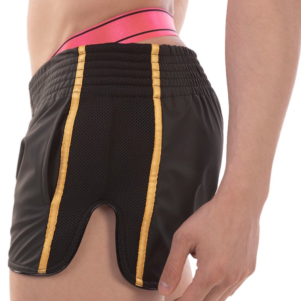 Jita Shorts Schwarz-Gold