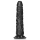 Dildo Slim RealRock 15,5 x 3,8cm Preto