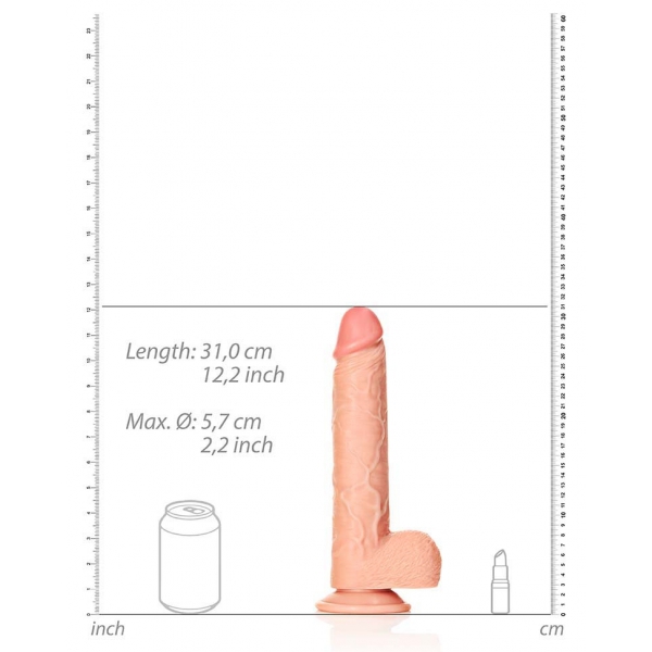 RealRock Straight Up Dildo 23 x 5.7cm