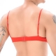 New Gay Bowknot Lace Bra Sexy Underwear RED