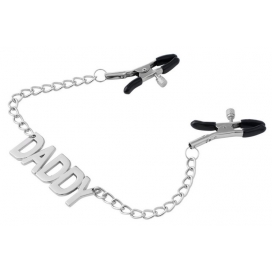 KINKgear Nipple clamp with Daddy plate 40cm