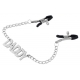 Nipple Clamp With Chain - Daddy