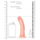 RealRock Pequeno Dildo Curvo 15,5 x 4cm