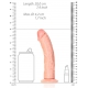 Curved Realistic Dildo with Suction Cup - 7''/ 18 cm