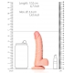 BALLS CURVED Dildo RealRock 12,5 x 3,6 cm