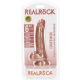 Gode réaliste Balls Curved RealRock 12.5 x 3.6cm Latino