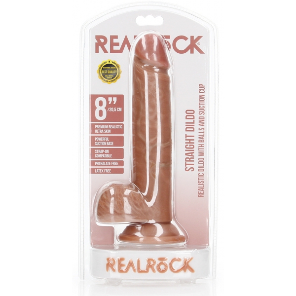 Envy Straight RealRock Dildo 17 x 4.4cm Latino