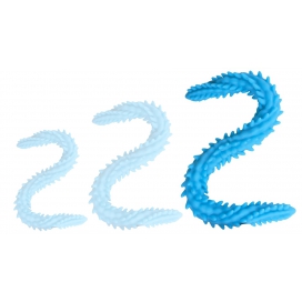 DoublePlayz Barbed 24 inch Silicone Butt Plug L BLUE