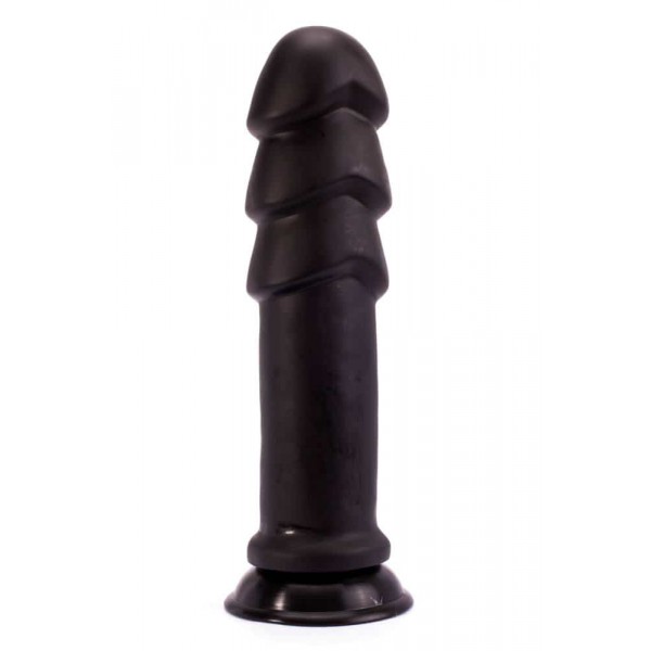 Dildo de Ondulações Anal XXL 26 x 6,5 cm Preto