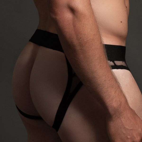 Star Thin Jockstrap Zwart