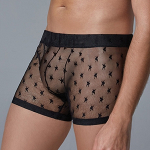 Allure Star Allure Lange Dunne Boxer Zwart