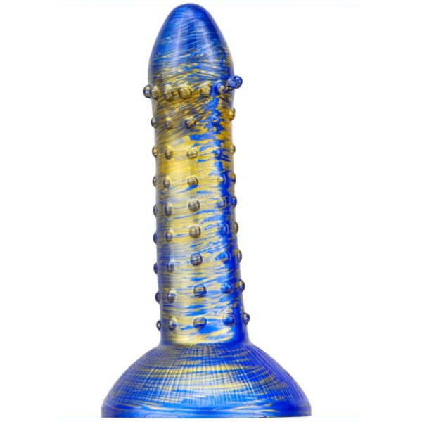 Mixed Color Monster Anal Dildo BLUE