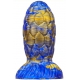 Warnax Consolador Huevo de Dragón 13 x 7cm Azul-Dorado