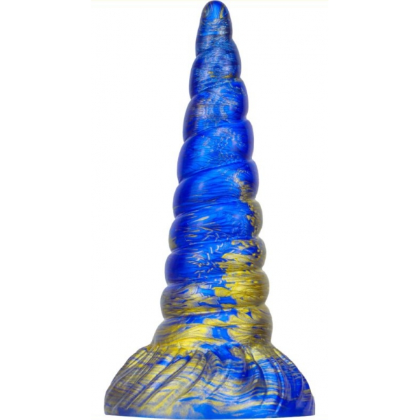 Dildo Unix 17 x 5,3 cm blu-oro