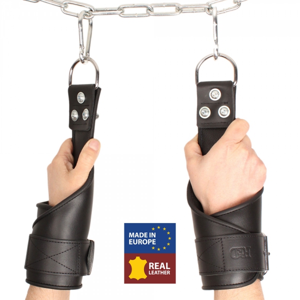 Leather suspension handcuffs - Hands-Feet