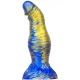Mixed Colors Geoduck Realistic Dildo BLUE