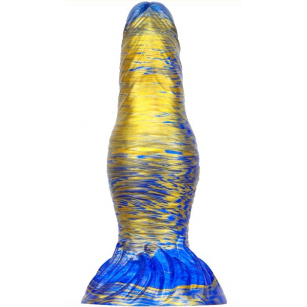 Dildo Fantasy Duxel 17 x 6 cm blu-oro