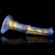 Dildo Joll 23 x 5,5cm Azul-Dourado