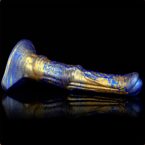 Dildo Joll 23 x 5,5cm Blauw-Goud