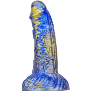 MetallicAnal Dildo Fantasy Gentax 16 x 5cm Blu-Oro