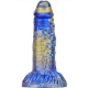 Fantasie Dildo Gentax 16 x 5cm Blauw-Goud