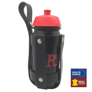 The Red Leather Bottle Holder