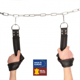 The Red Leather suspension handcuffs - Hands/Feet