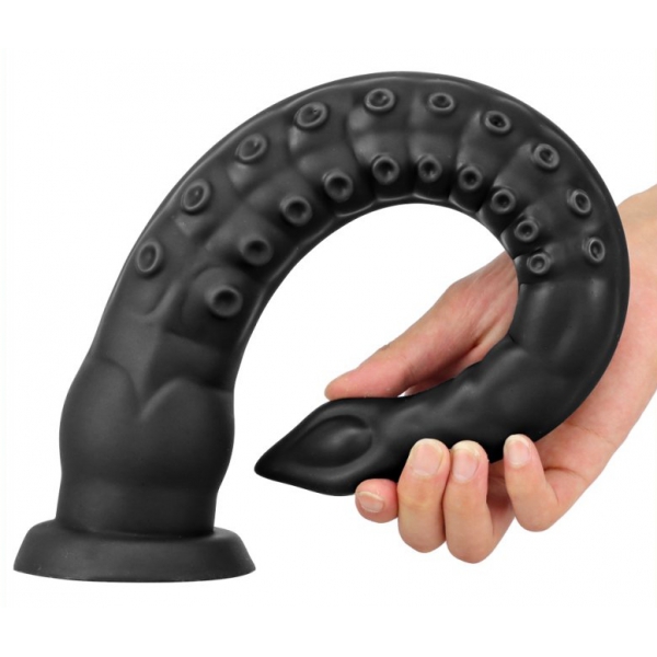 Dildo Oktoop M 43 x 6cm Schwarz