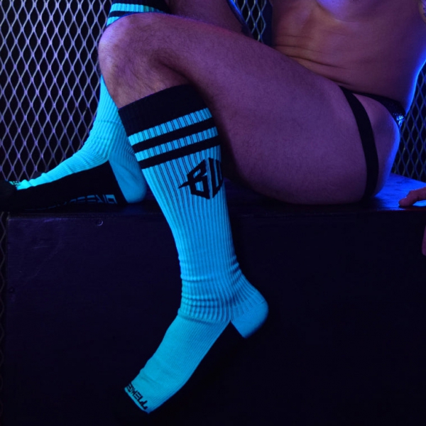 HEX SOCKS Hoge Sokken Lichtblauw