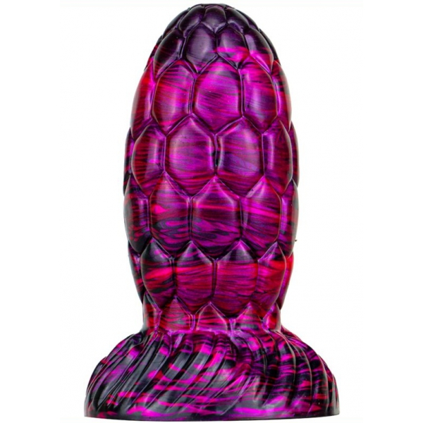 Dragon Egg Dildo Warnax 13 x 7cm Purple-Black