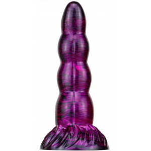 MetallicAnal Dildo Scopio de Fantasia 17 x 5cm Purple-Black