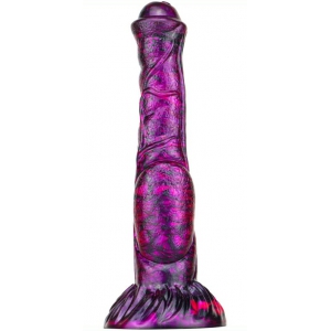 MetallicAnal Mixed Colors Horse Realistic Dildo PURPLE