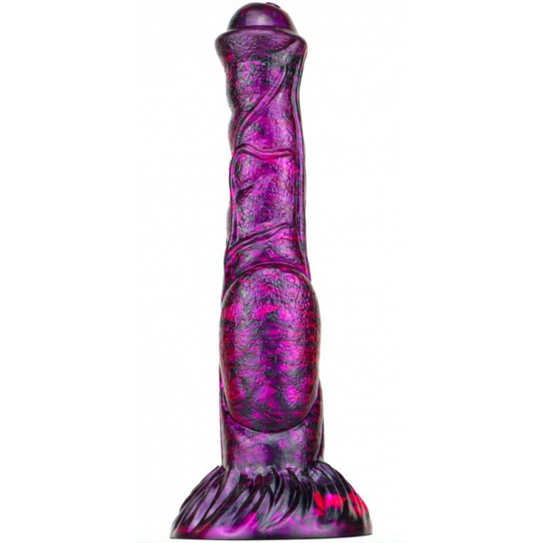 Mixed Colors Horse Realistic Dildo PURPLE