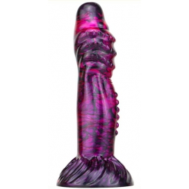 MetallicAnal Dildo Croq de Fantasia 19 x 5cm Purple-Black