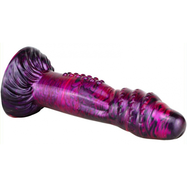 Dildo Fantasy Croq 19 x 5cm Purple-Black