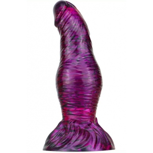 MetallicAnal Consolador Fantasy Duxel 17 x 6cm Morado-Negro