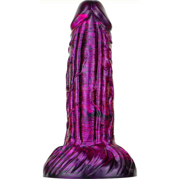 Mixed Colors Gentleman Realistic Dildo PURPLE