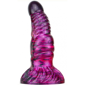 MetallicAnal Dildo Fantasy Nirp 15 x 5,3 cm Viola-Nero