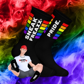 SneakFreaxx Black socks SNEAK PRIDE