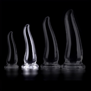 ClearlyHorny Gazox transparent plug M 15 x 5cm