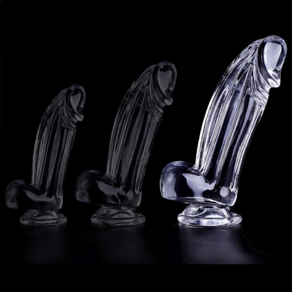 Transparenter Dildo Kolk L 16 x 5.5cm