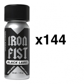  puño de hierro etiqueta negra 30ml x144