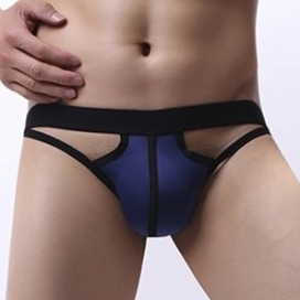 Special Fanshion Men Comfortable Panty Underwear BLUE