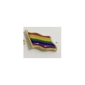 Pride Items Pin LGBT-Flagge aus Metall