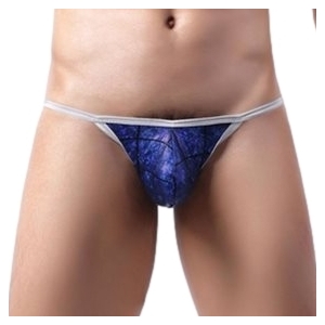 MenSexyWear Tanga Sexy Disco Night Azul