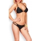 Set bikini + reggiseno con catene d'oro