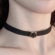 Neckholder Ring Schwarz